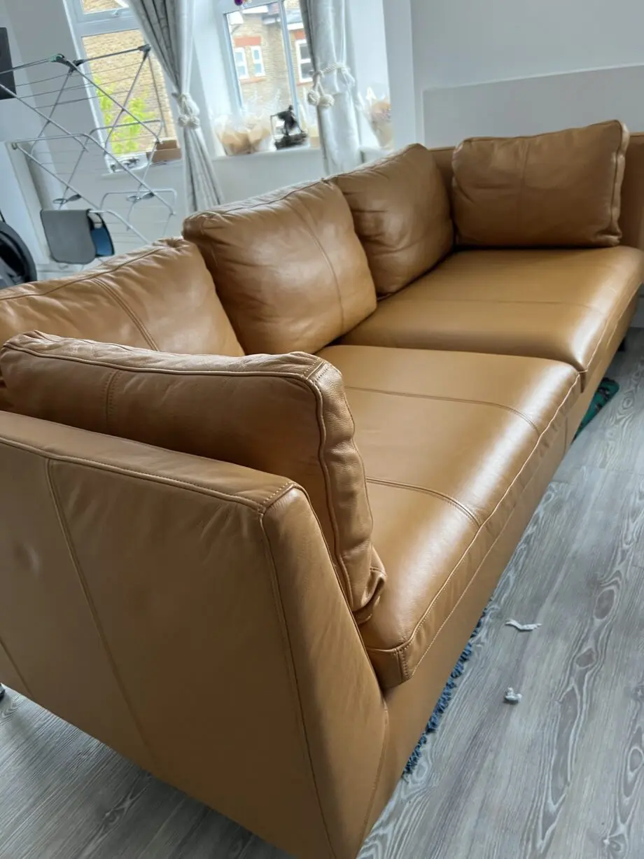 Leather sofa three seats, Stockholm.