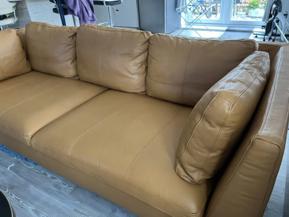 Leather sofa three seats, Stockholm.