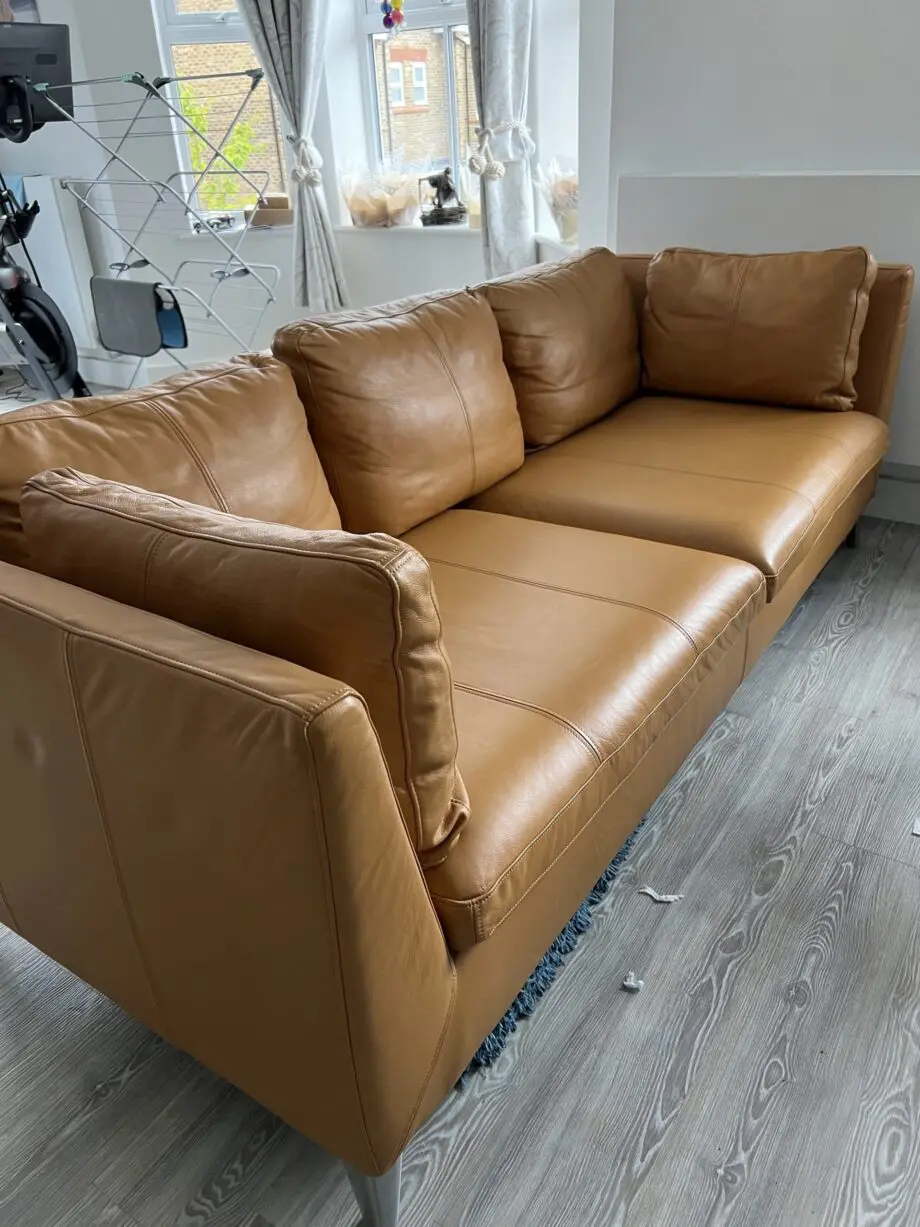 Leather sofa three seats, Stockholm.