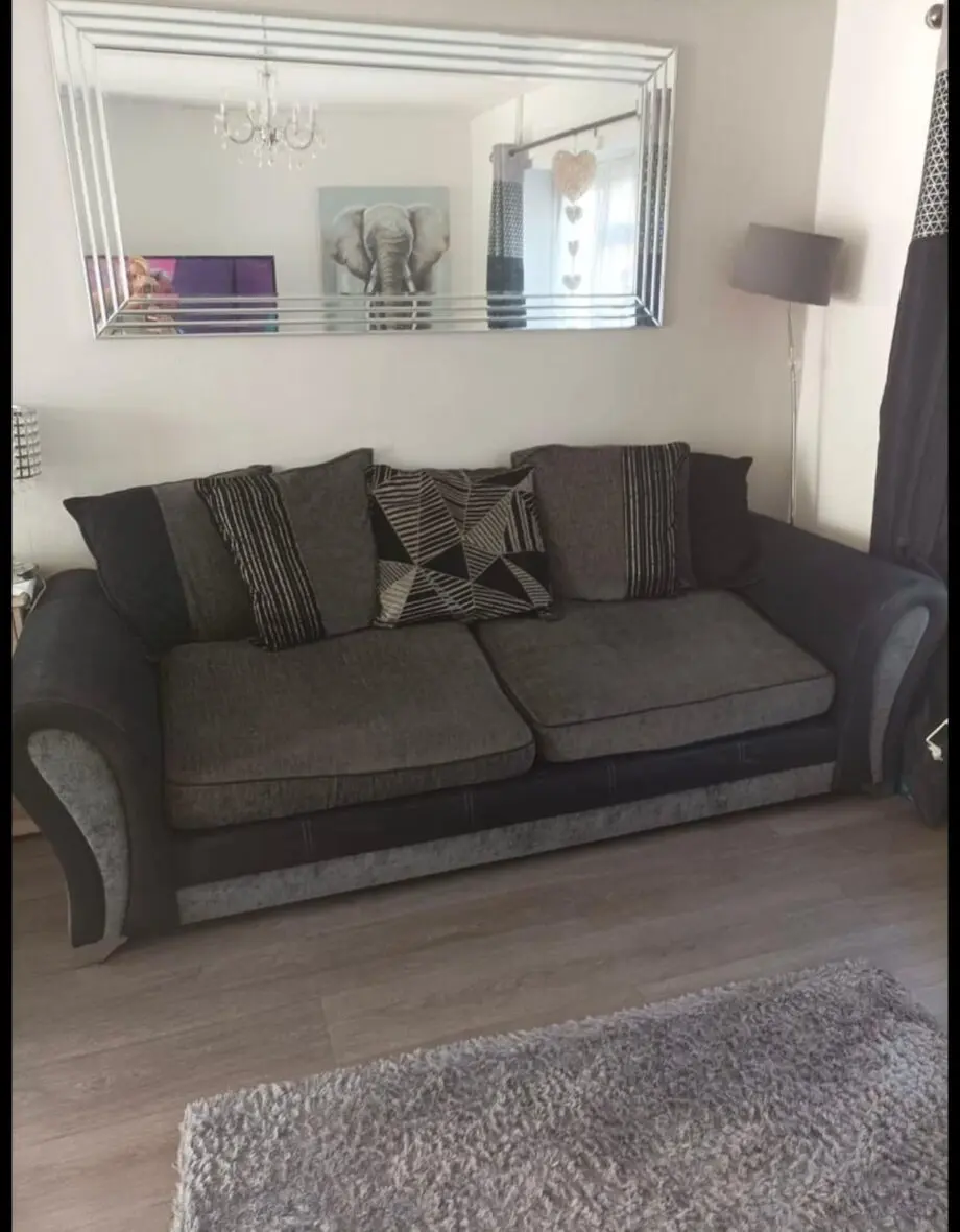 Sofa and swivel chair