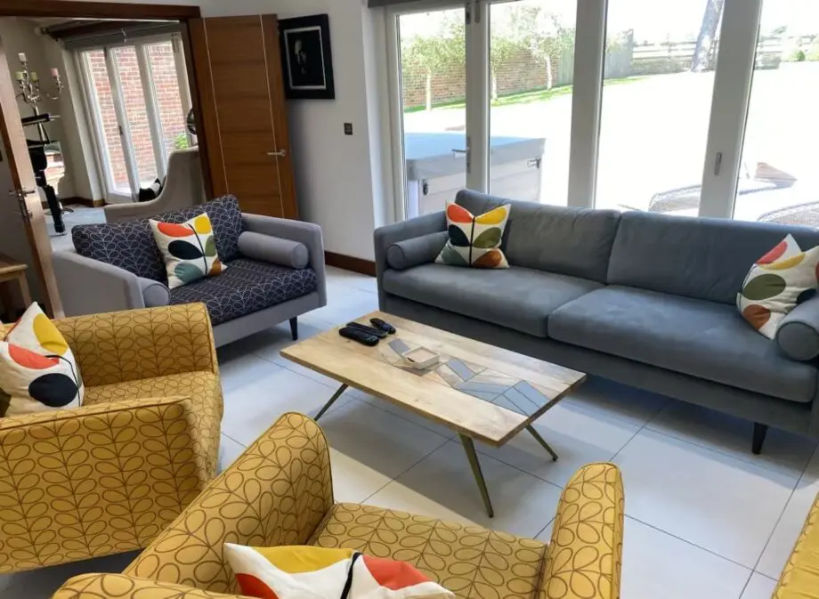 Orla Kiely Grey Sofa