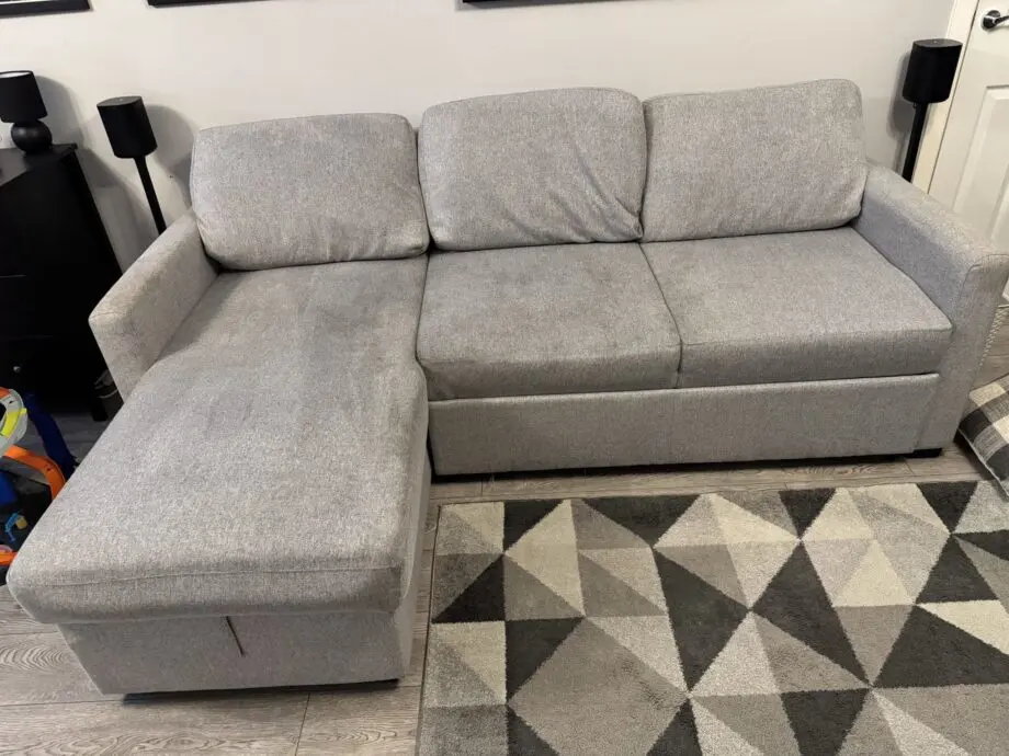 Habitat Reagan Left Hand Storage Chaise Sofa Bed - Grey