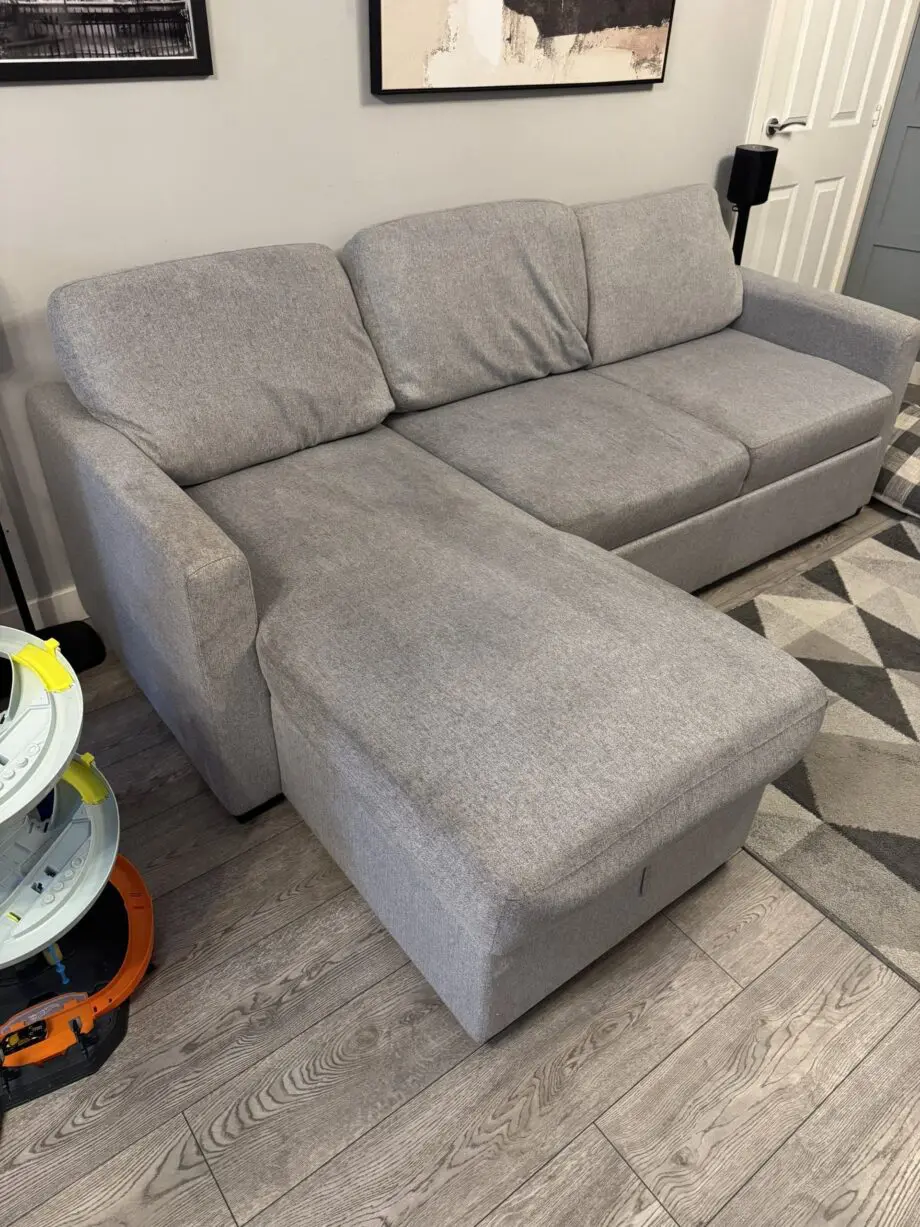 Habitat Reagan Left Hand Storage Chaise Sofa Bed - Grey