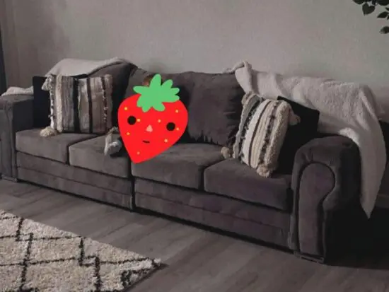 Chesterfield 4 seater sofa grey