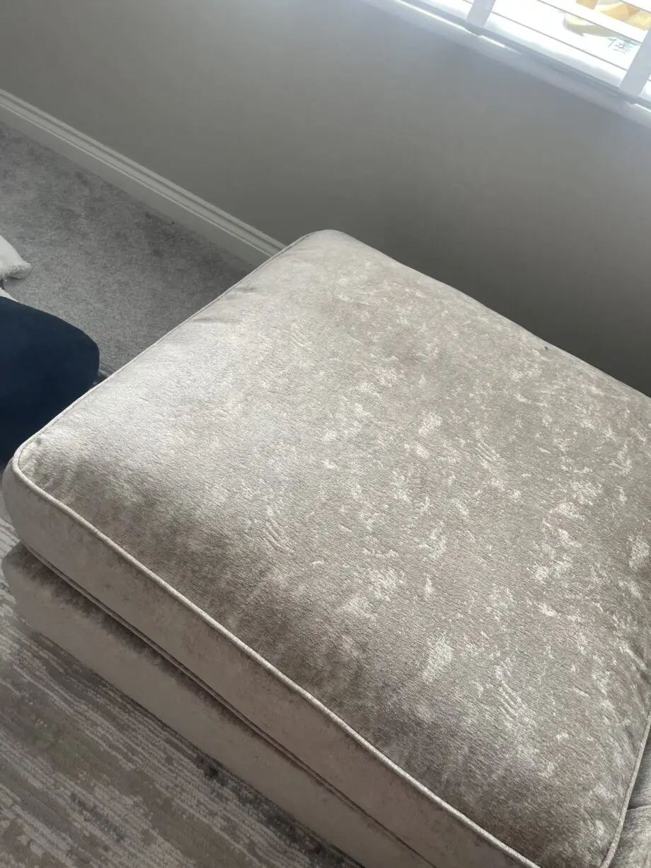 Bishop Luxe Chenille U-Shape Corner Sofa - Silver Fox v2 Sofa club