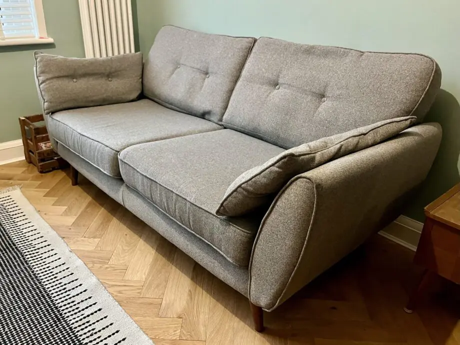 French Connection / DFS Zinc 3-seater in grey