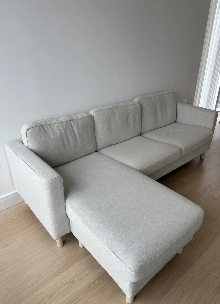 3-seat sofa with chaise longue