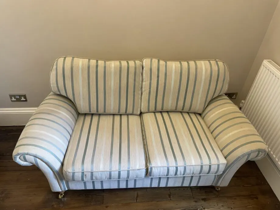 Laura ashley striped sofa