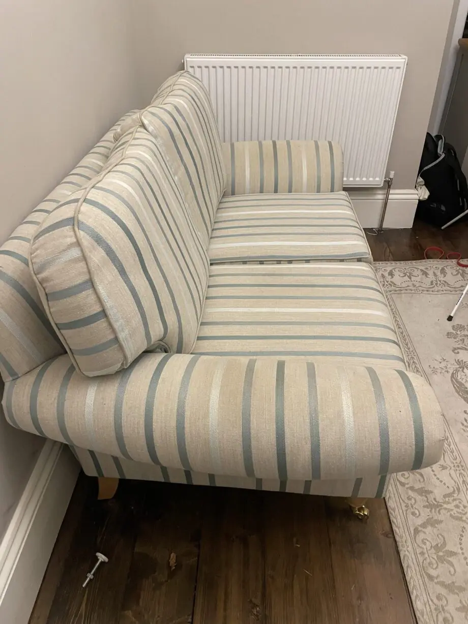 Laura ashley striped sofa
