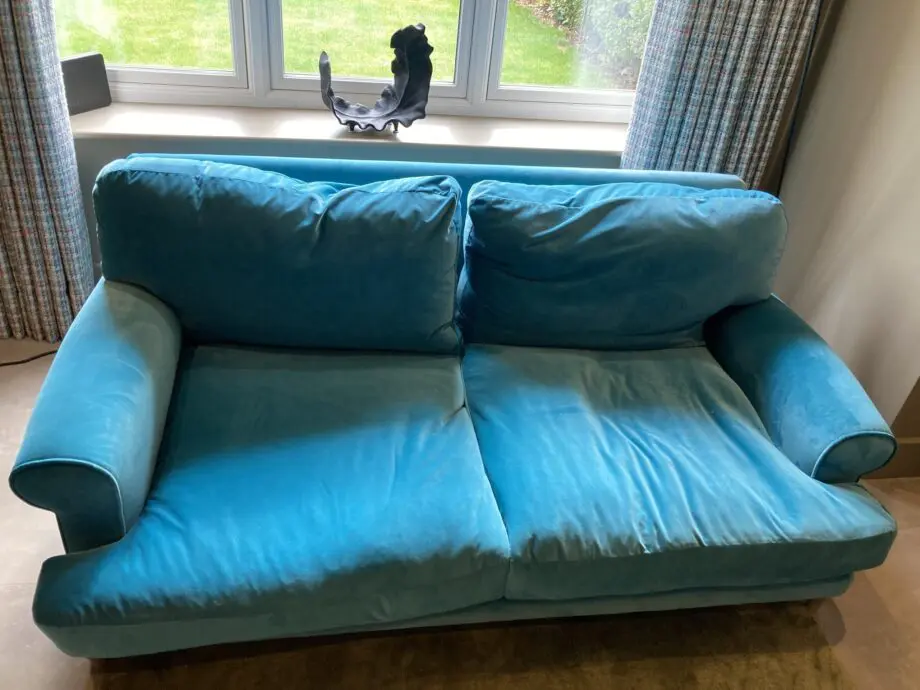 Loaf Dawdler Medium Sofa Turquoise Velvet (Rockpool Clear)