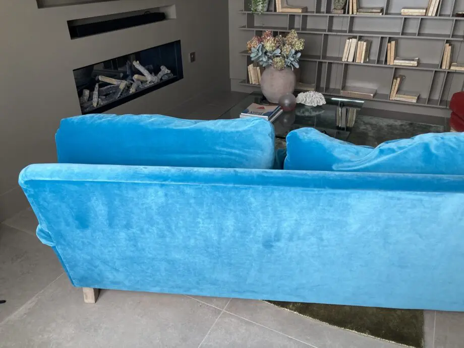 Loaf Dawdler Medium Sofa Turquoise Velvet (Rockpool Clear)