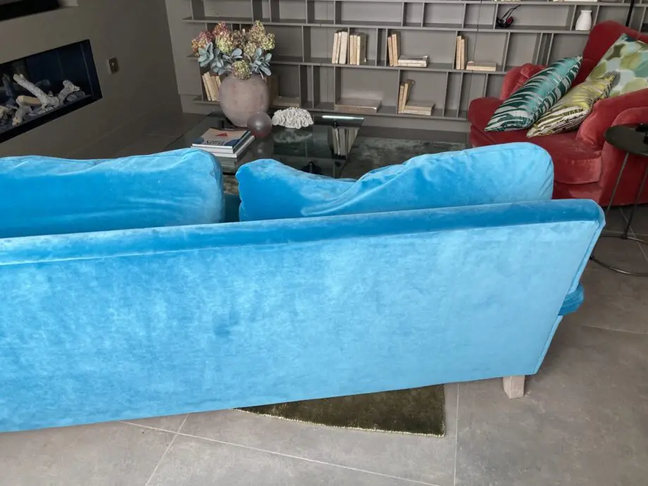 Loaf Dawdler Medium Sofa Turquoise Velvet (Rockpool Clear)