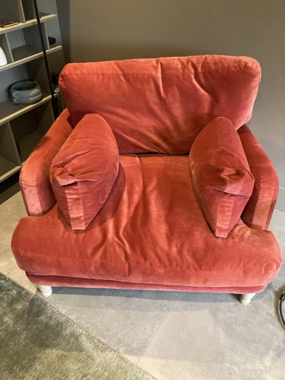 Loaf Squisharoo Armchair in Rocking Horse Clever Velvet