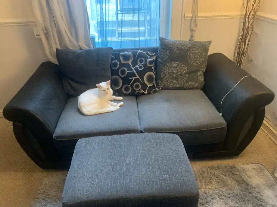 Shannon sofa cuddle chair and footstool