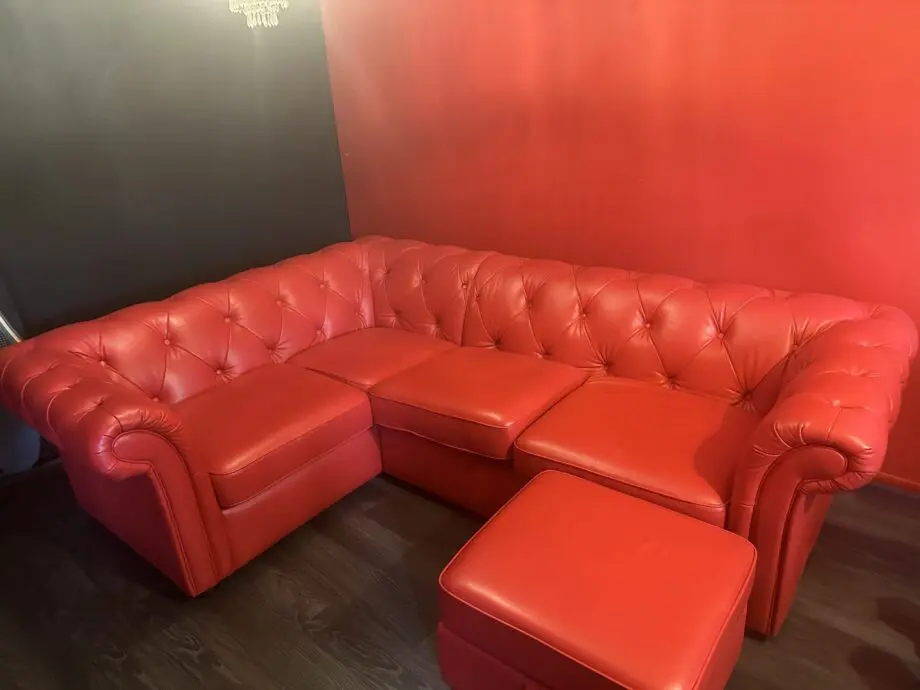 Real Italian leather Sofa