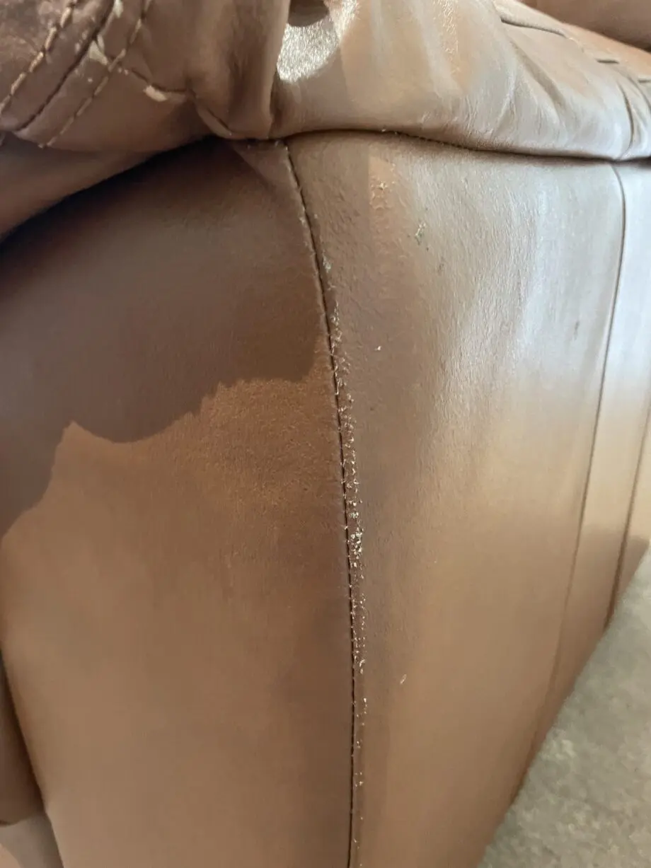Leather 2 Seater Sofa