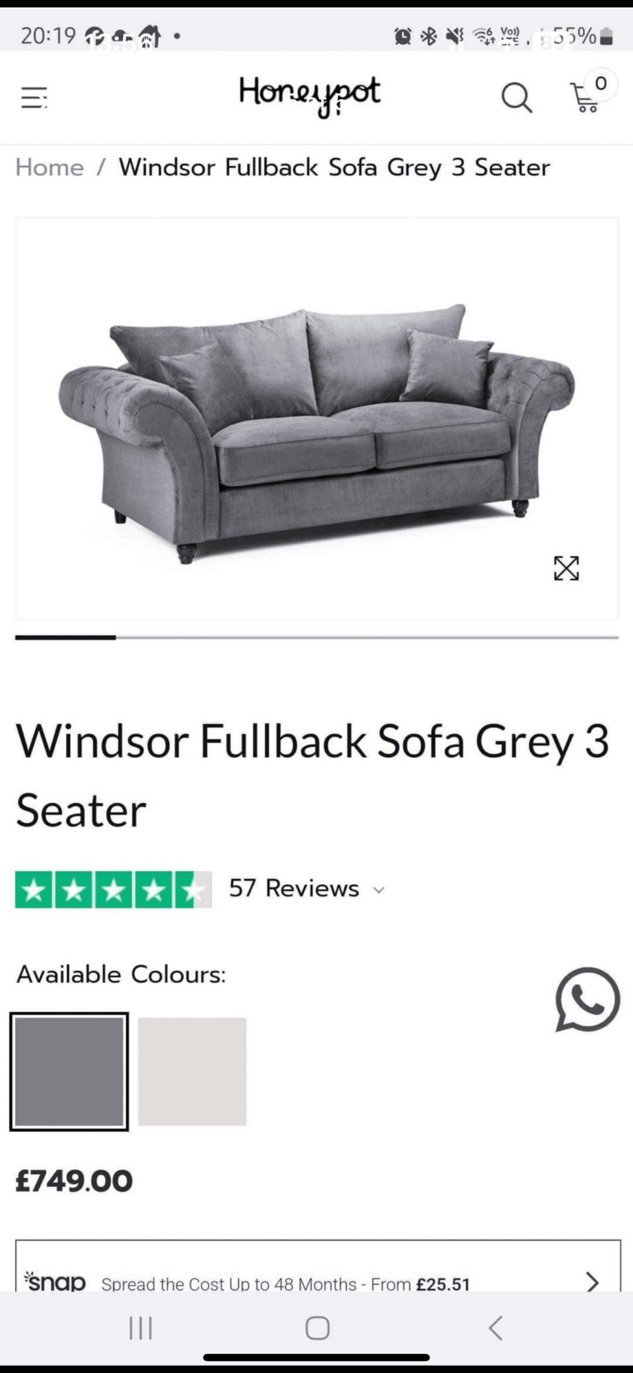 2 Windsor fullback 3 seater sofas and footstool
