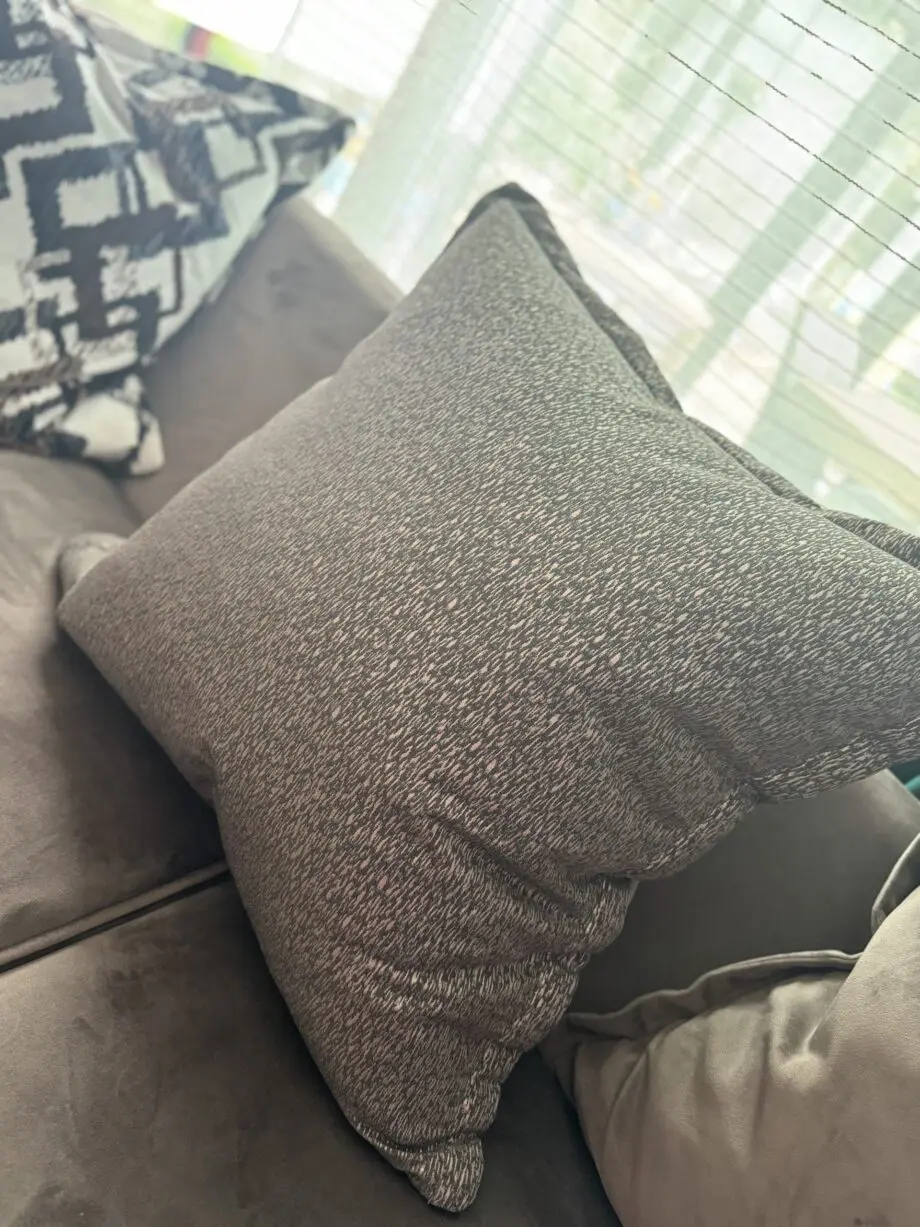 Titan 2 Seater/Corner/2 Seater Pillow Back Gold Feet in Titan Festival Mole/Bronze Mix