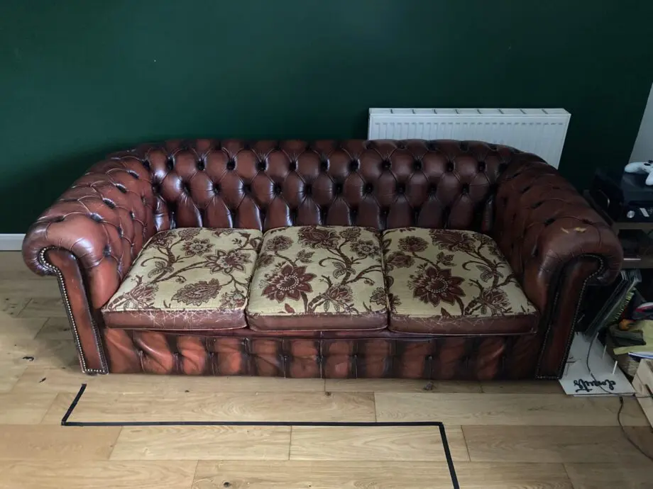 Oxblood Red Chesterfield Sofa