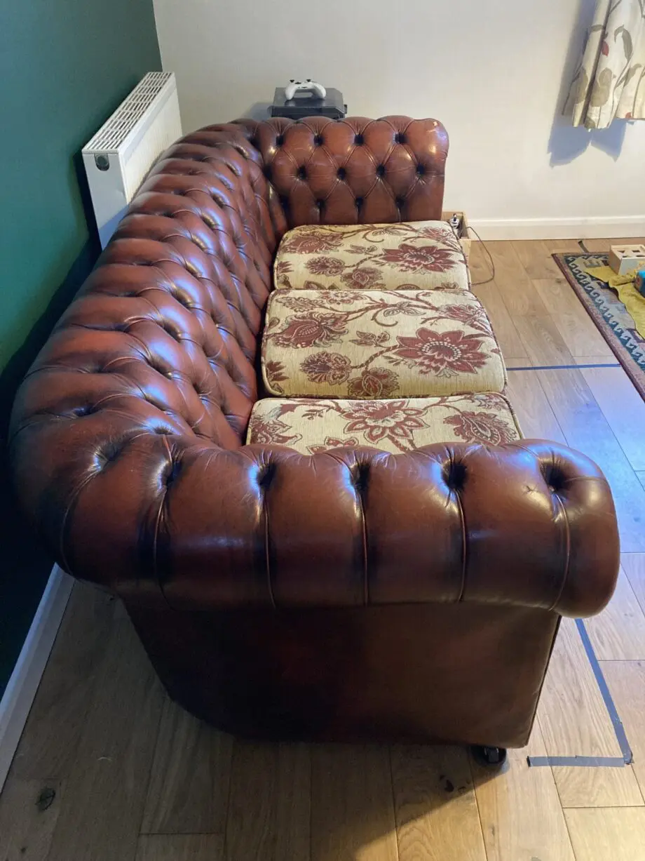 Oxblood Red Chesterfield Sofa