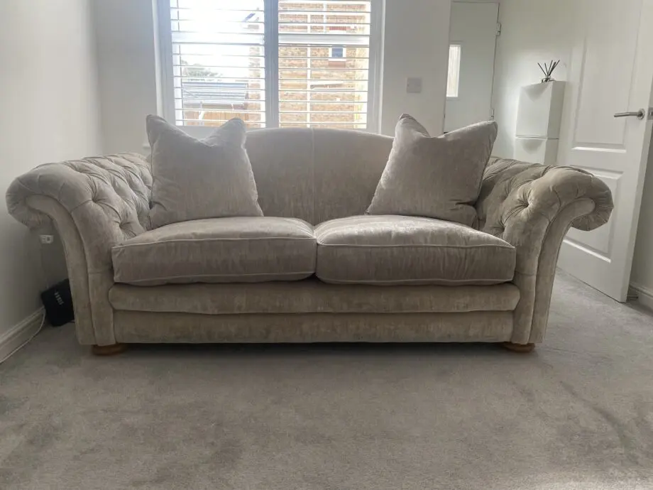 DFS Loch Leven 3 & 2 seater sofas with foot stool