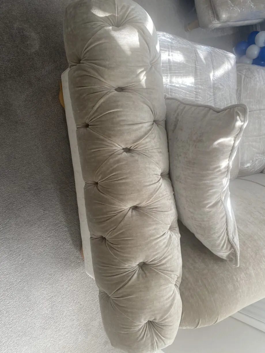 DFS Loch Leven 3 & 2 seater sofas with foot stool