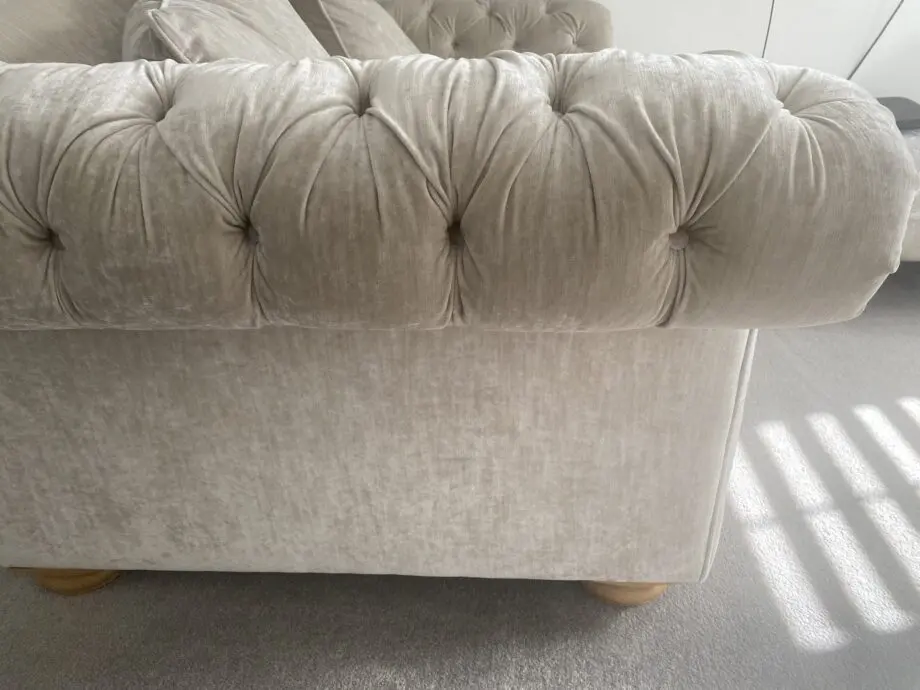 DFS Loch Leven 3 & 2 seater sofas with foot stool