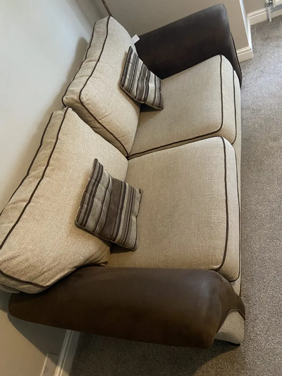 SCS 3 seater sofa x 2