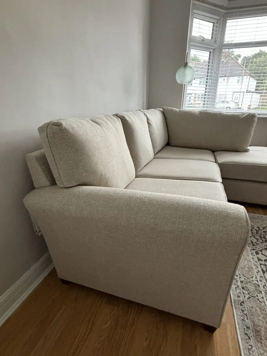 Cream Next small right hand corner chaise