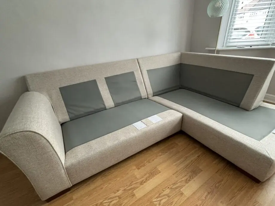 Cream Next small right hand corner chaise
