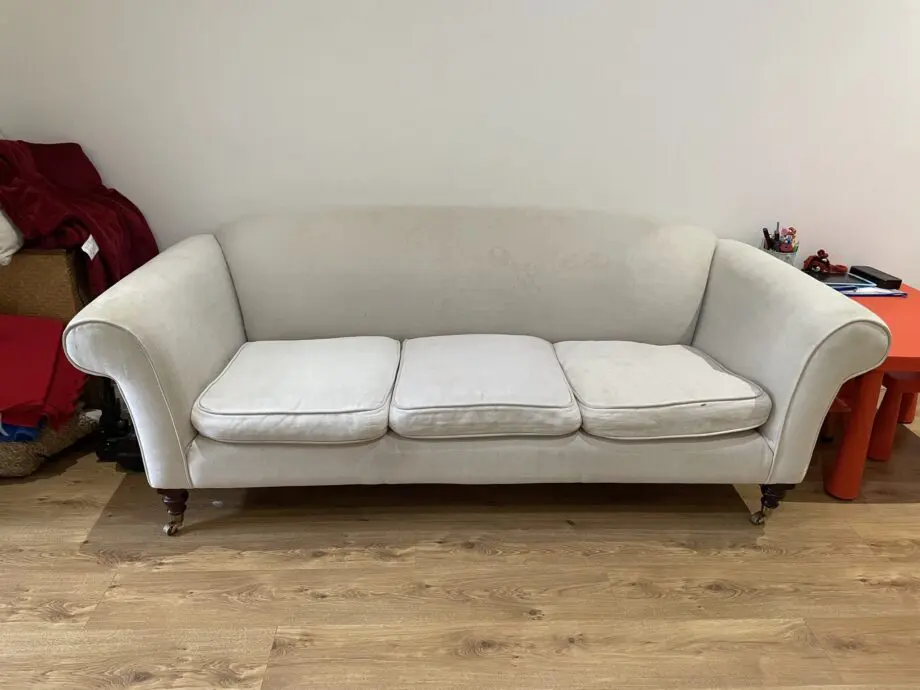 Sofa.com Yanna 3-seater white Belgian linen