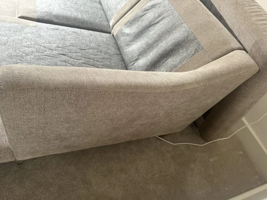 Sofa Club Chenile ‘Biscuit’ 3 seat right hand corner sofa