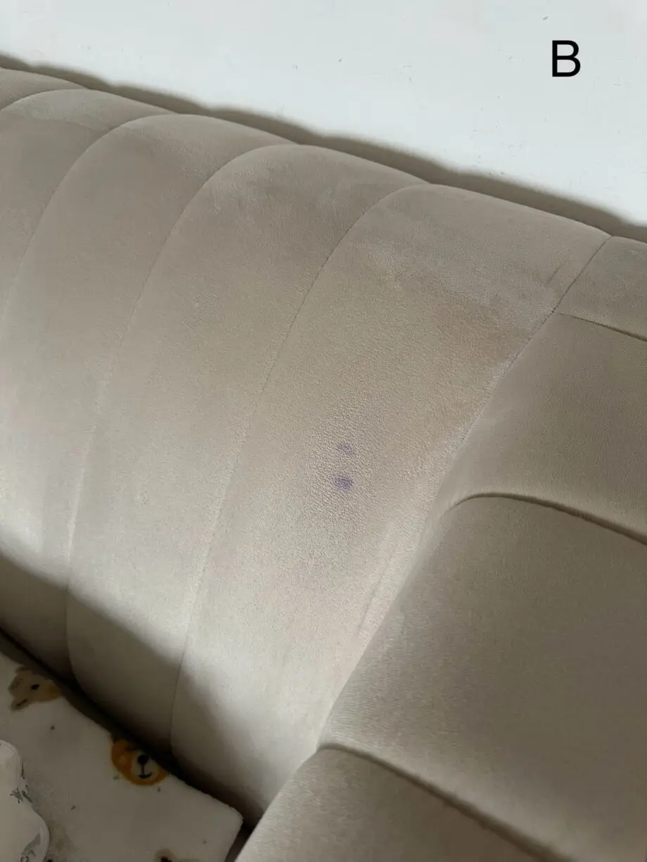2x Sofology Beige Velvet Sofas