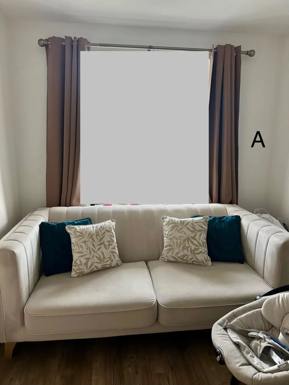 2x Sofology Beige Velvet Sofas