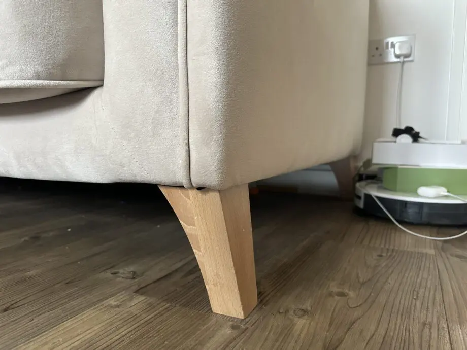 2x Sofology Beige Velvet Sofas