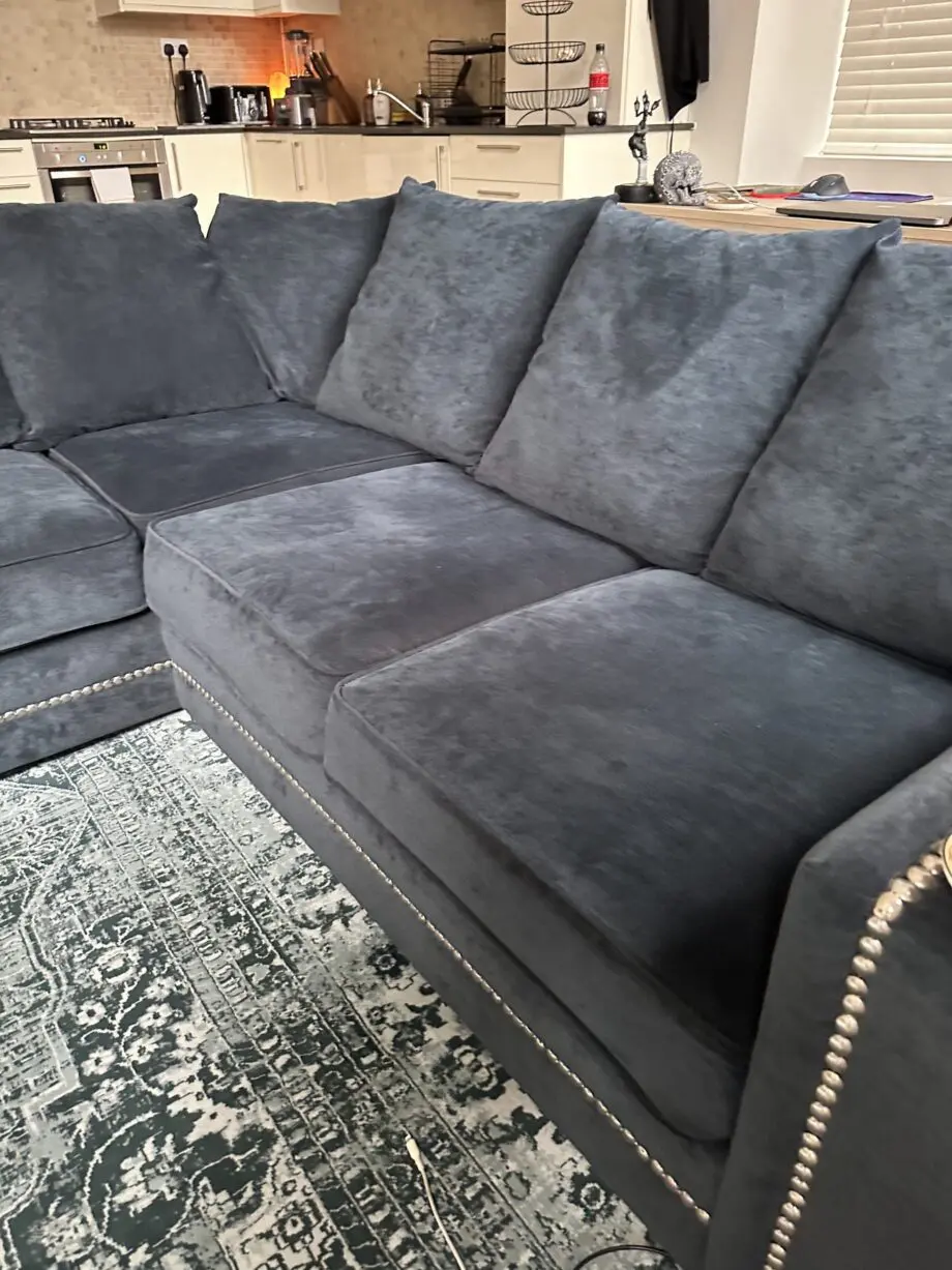 Wayfair corner couch, charcoal