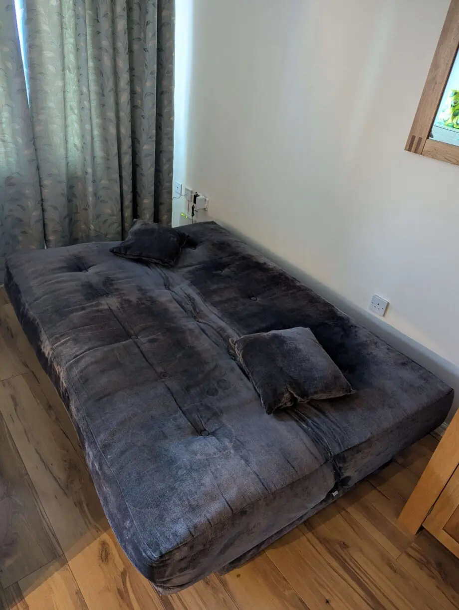 Charcoal Sofa Bed originally Dreams/Kyoto Futons