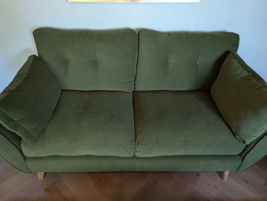 Marks and Spencer Wyatt large 2 seater sofa good as new - Forest Green