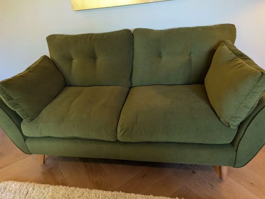 Marks and Spencer Wyatt large 2 seater sofa good as new - Forest Green