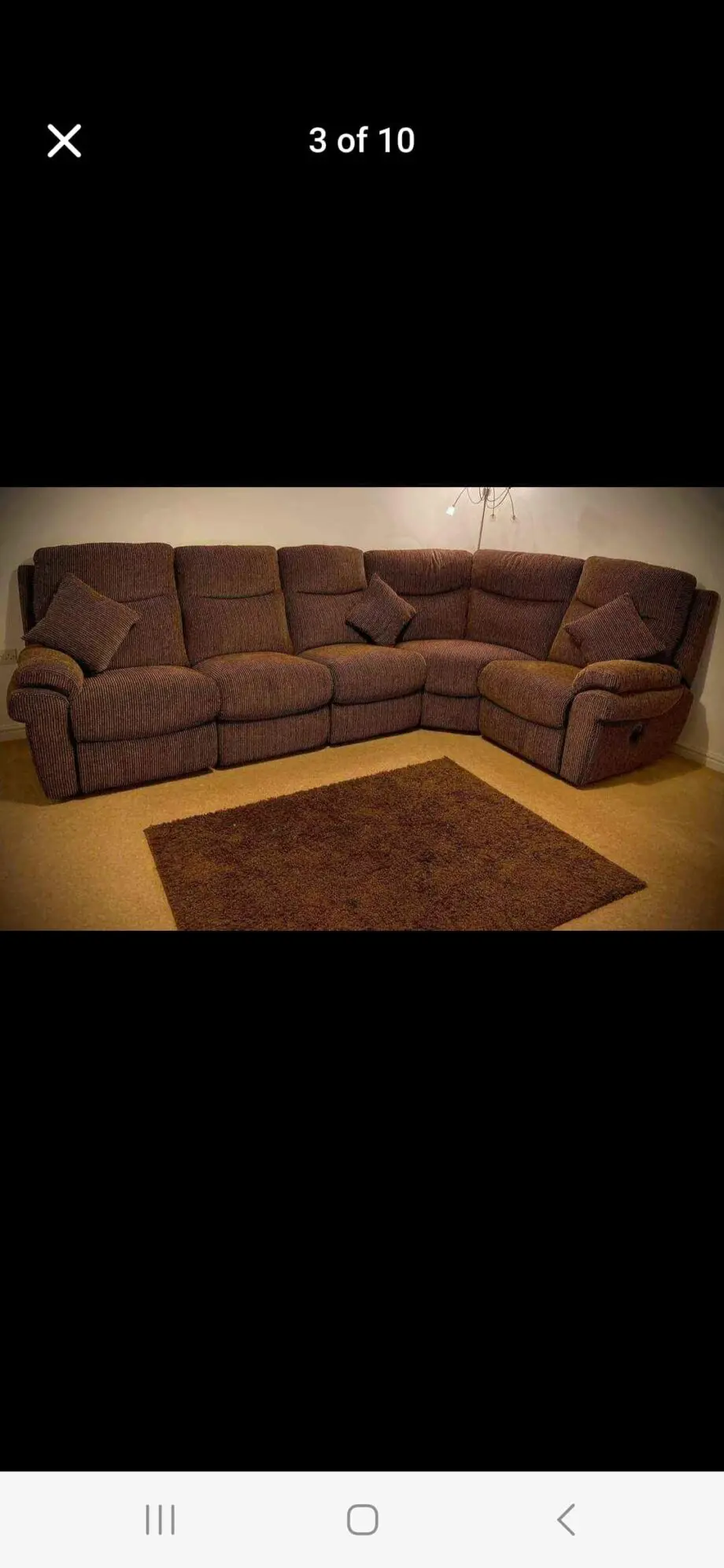 La-Z-boy tamla corner reclining sofa