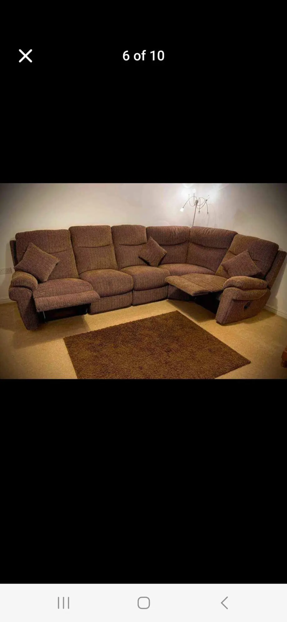 La-Z-boy tamla corner reclining sofa