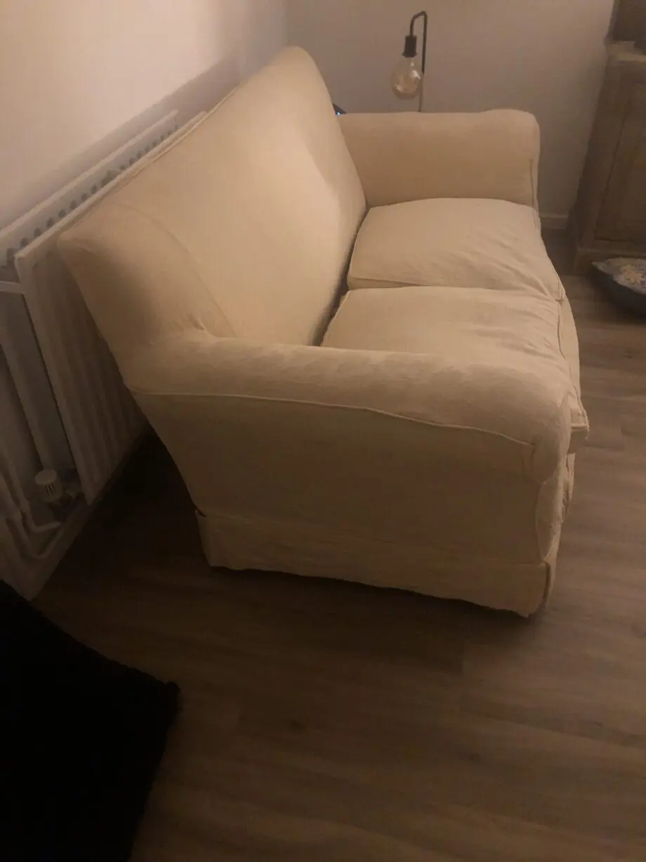 Old deep seated sofa