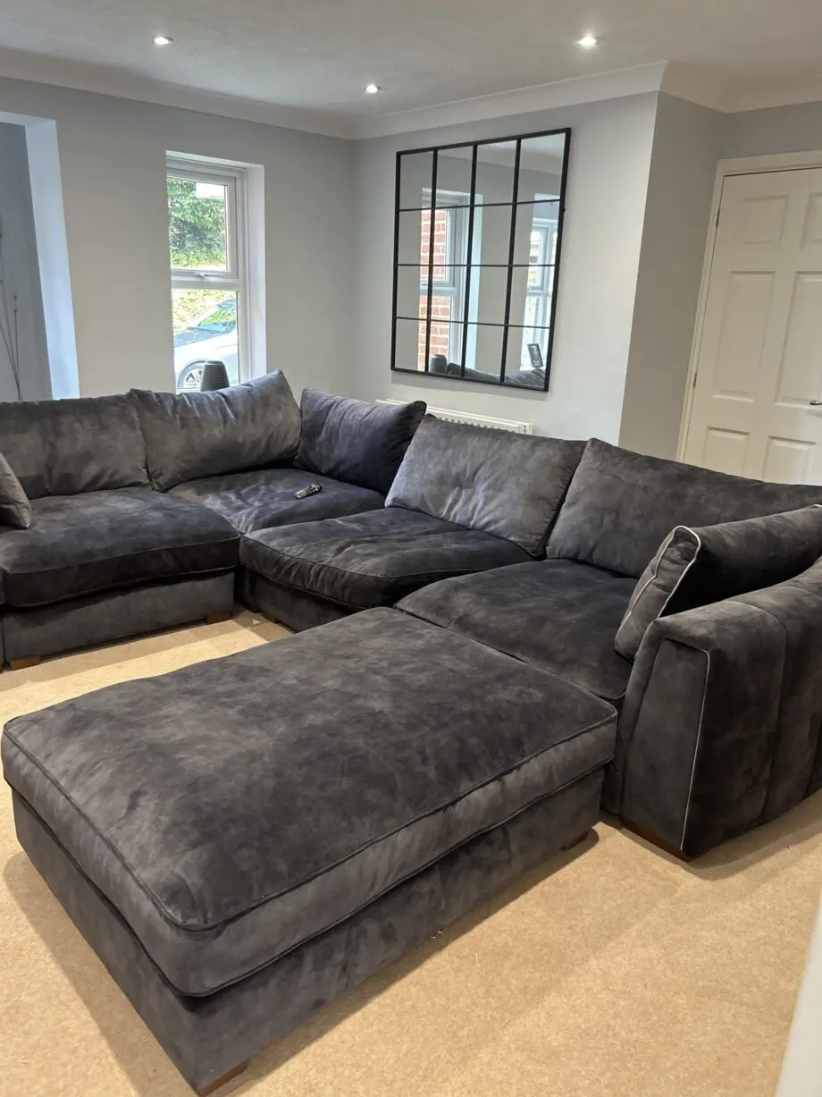 Emperor Sofology Corner Sofa Lucerne Charcoal