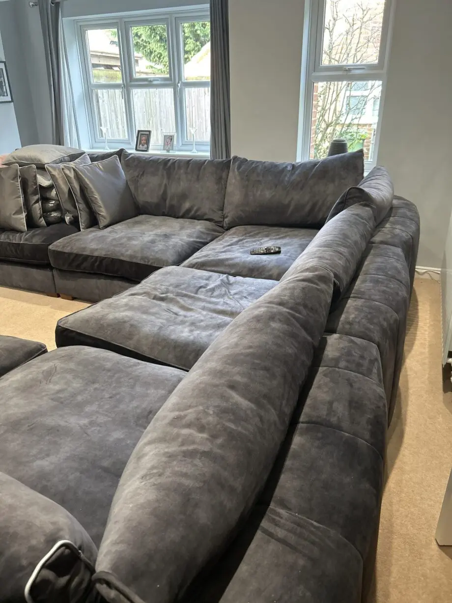 Emperor Sofology Corner Sofa Lucerne Charcoal