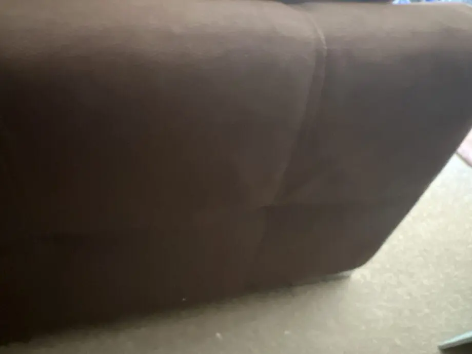 DFS 4 seater sofa brown and black