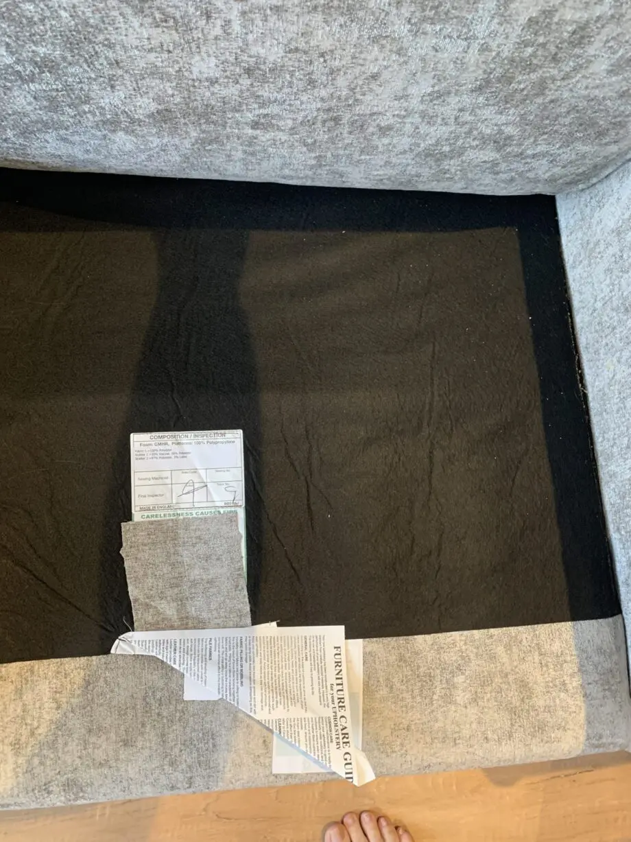 Grey studied 2 seater marks and Spencer sofa worth £1500