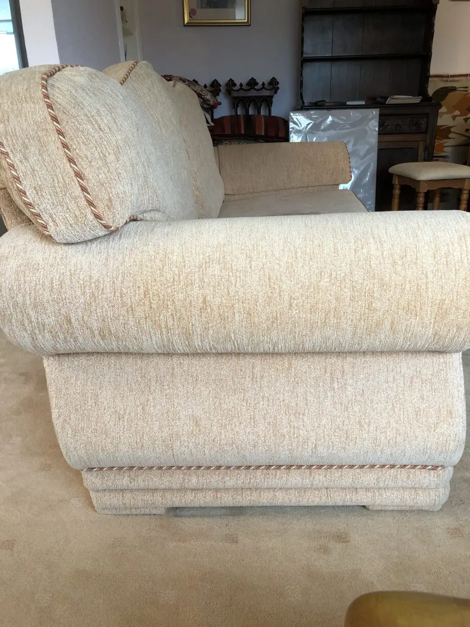 Light brown 3 seater sofa