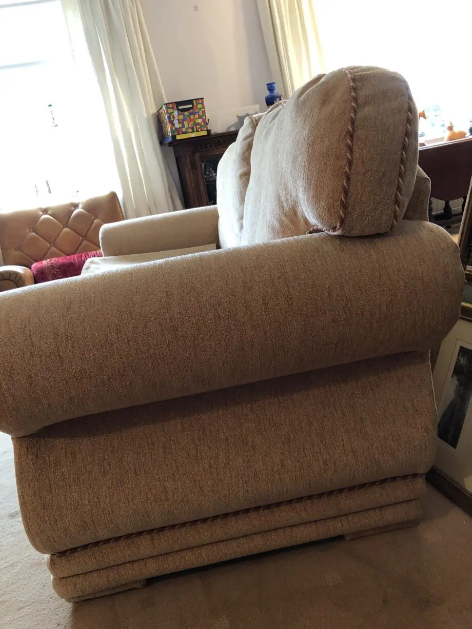Light brown 3 seater sofa