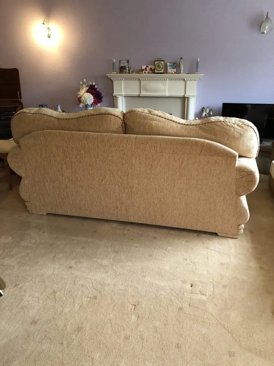 Light brown 3 seater sofa