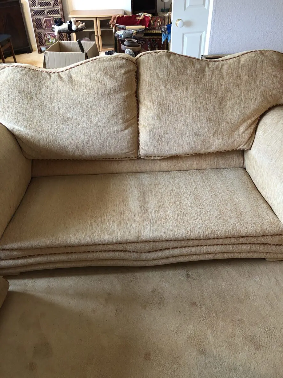 Light brown 3 seater sofa
